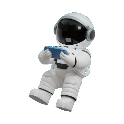 Astronaut with the design system template