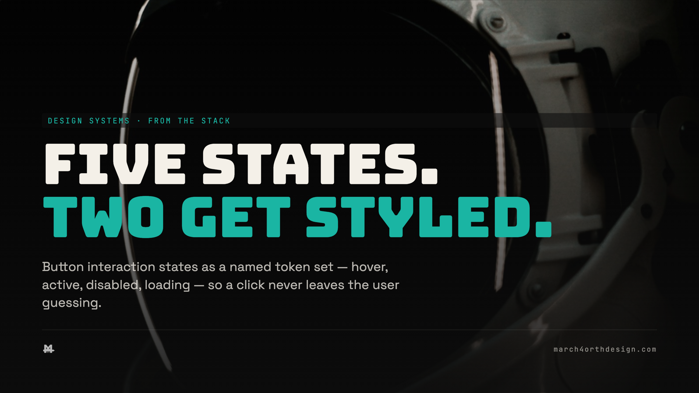 button state tokens: the three states nobody designs