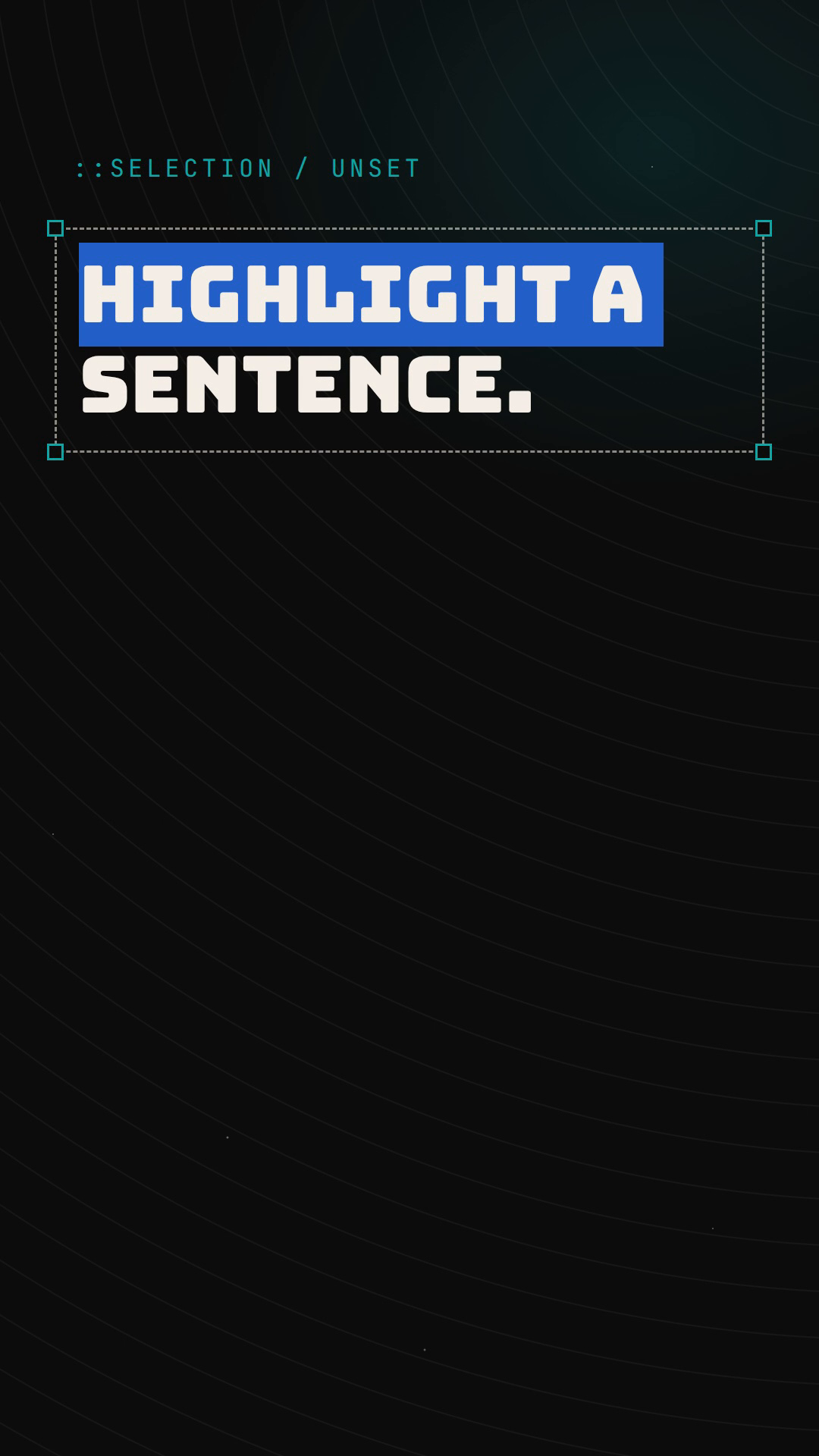 text selection tokens: the color nobody decided — reel poster